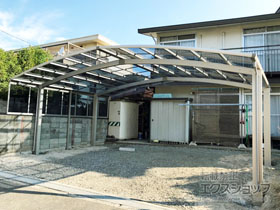 のカーポート レイナトリプルポートグラン　積雪〜20cm対応 施工例