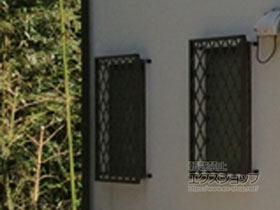 の面格子・窓格子 アルミ面格子 ヒシクロス 施工例