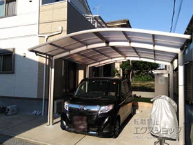 YKKAPのカーポート レイナツインポートグラン　積雪～20cm対応 施工例
