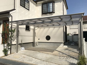 のカーポート エフルージュ ツイン 積雪〜20cm対応 施工例