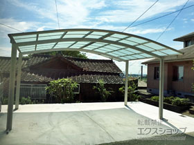 のカーポート レイナツインポートグラン　積雪〜20cm対応 施工例