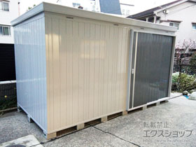 の物置・屋外倉庫 ネクスタ大型 一般型 4420×2210×2375 NXN-98H-PG 施工例