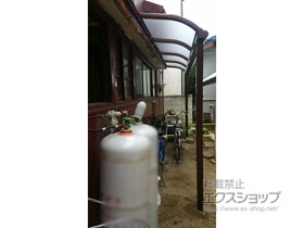 のテラス屋根 ヴェクターテラス R型 テラスタイプ 単体 積雪〜20cm対応 施工例