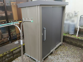 の物置・屋外倉庫 エスケーエイト SK8-50 一般型 1800×800×1940 SK8-50-GK 施工例