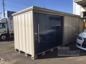 の物置・屋外倉庫 Mr.ストックマンダンディ 一般型 5079×1922×2110（ND-5019） ND-5019-DB 施工例