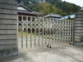 のカーゲート レイオス2型 ノンレール 片開き 30S 施工例