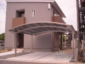 YKKAPのカーポート レイナツインポートグラン　積雪～20cm対応 施工例