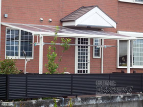 のテラス屋根 ソラリア F型 テラスタイプ 単体 積雪〜20cm対応 施工例