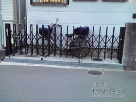 のカーゲート アルシャインII M型 Aタイプ ノンレール 片開き 390S 施工例