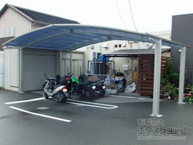 のカーポート レイナトリプルポートグラン　積雪〜20cm対応 施工例