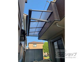 のバルコニー・ベランダ屋根 スピーネ F型 ルーフタイプ 単体 積雪〜20cm対応 施工例