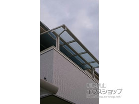のバルコニー・ベランダ屋根 ヴェクターテラス F型 屋根タイプ 単体 積雪〜20cm対応 施工例