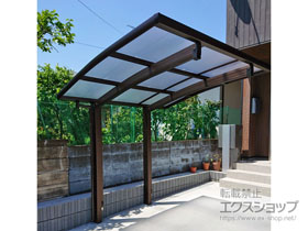 のサイクルポート・駐輪場 レイナポートグランミニ 積雪〜20cm対応 施工例