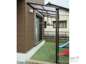 のテラス屋根 ヴェクターテラス F型 テラスタイプ 単体 積雪〜20cm対応 施工例