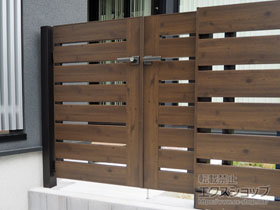 のフェンス・柵 フレイナ門扉 Y1型 親子開き 施工例