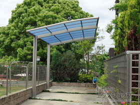 のカーポート ネスカR (ラウンドスタイル) 積雪〜20cm対応 施工例