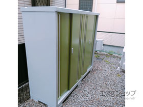 の物置・屋外倉庫 シンプリー 一般型 1940×615×1603（MJX-196D-P） MJX-196D-P-LG 施工例