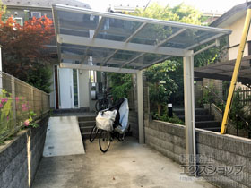 のカーポート エフルージュグラン　積雪〜20cm対応 施工例