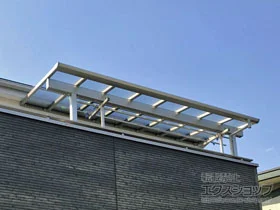 YKKAPのバルコニー屋根 ソラリア F型 1500 屋根タイプ 単体 積雪～50cm対応 施工例