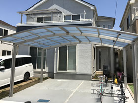 のカーポート レイナツインポートグラン　積雪〜20cm対応 施工例