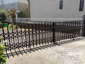 のカーゲート トリップゲート ペットガード型 ノンレール 両開き*60W 施工例