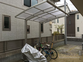 のサイクルポート・駐輪場 レイナポートグランミニ 積雪〜20cm対応 施工例