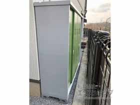 の物置・屋外倉庫 シンプリー 一般型 2160×615×1903　（MJX-216Ｅ） MJX-216E-LG 施工例