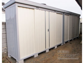 の物置・屋外倉庫 ネクスタ 一般型 3050×950×2020（NXN-29S） NXN-29S-FW 施工例