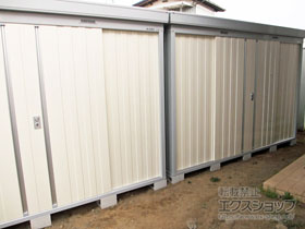 の物置・屋外倉庫 ネクスタ 一般型 3050×950×2020（NXN-29S） NXN-29S-FW 施工例