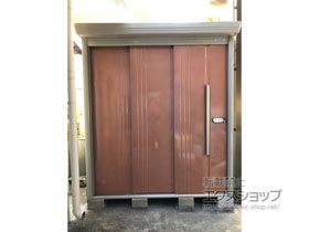 の物置・屋外倉庫 Mr.ストックマンダンディ 一般型 1832×1222×2110 ND-1812-T 施工例