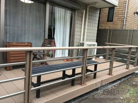 LIXIL(���N�V��)�̃E�b�h�f�b�L ���X�g�X�e�[�W ���[�܂�{ ���X�g�X�e�[�W �f�b�L�t�F���X �x�[�X�d�l �{�H��