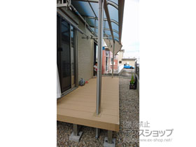 のテラス屋根 ヴェクターテラス R型 テラスタイプ 単体 積雪〜20cm対応 施工例