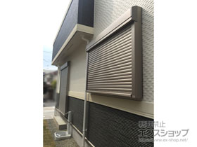 のガレージシャッター リフォームシャッター クワトロ 手動式 施工例