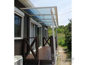 のテラス屋根 ヴェクターテラス F型 テラスタイプ 単体 積雪〜20cm対応 施工例