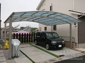 YKKAPのカーポート レイナツインポートグラン　積雪～20cm対応 施工例