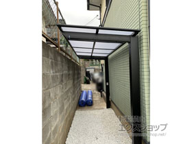 のサイクルポート・駐輪場 ネスカFミニ (フラットスタイル) 積雪〜20cm対応 施工例