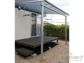 のテラス屋根 ヴェクターテラス F型 テラスタイプ 単体 積雪〜20cm対応 施工例