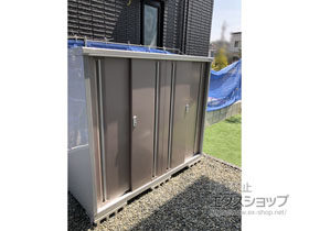 の物置・屋外倉庫 シンプリー 一般型 1940×905×1603（MJX-199DP） MJX-199DP-AR 施工例