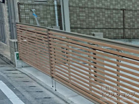 のカーゲート オーバードアS3型 マテリアルカラー 手動式 施工例