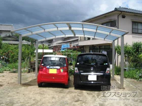YKKAPのカーポート レイナツインポートグラン　積雪～20cm対応 施工例