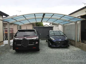 YKKAPのカーポート レイナツインポートグラン　積雪～20cm対応 施工例