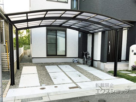 のカーポート レイナツインポートグラン　積雪〜20cm対応 施工例