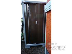 の物置・屋外倉庫 シンプリー 一般型 900×415×1603（MJX-094D） MJX-094D-TB 施工例