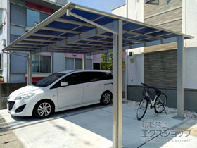 のカーポート エフルージュ ツイン 積雪〜20cm対応 施工例