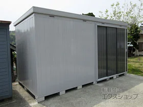 イナバの物置 ネクスタ大型 一般型 4420×2210×2375 NXN-98H-PG 施工例