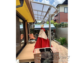 のテラス屋根 ヴェクターテラス R型 テラスタイプ 単体 積雪〜20cm対応 施工例