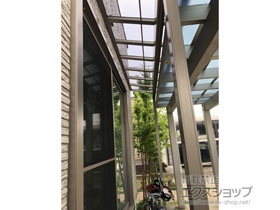 のテラス屋根 スピーネ F型 3000 テラスタイプ 単体 積雪〜100cm対応 施工例