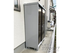 の物置・屋外倉庫 シンプリー 一般型 1520×615×1903（MJX-156E-P） MJX-156E-P-TB 施工例