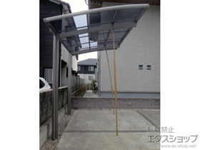 のサイクルポート・駐輪場 フーゴRミニ (ラウンドスタイル) 積雪〜20cm対応 施工例