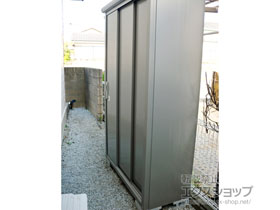 の物置・屋外倉庫 エスモ 一般型 1200×520×1959（ESE-1205A） ESE-1205A-SS 施工例